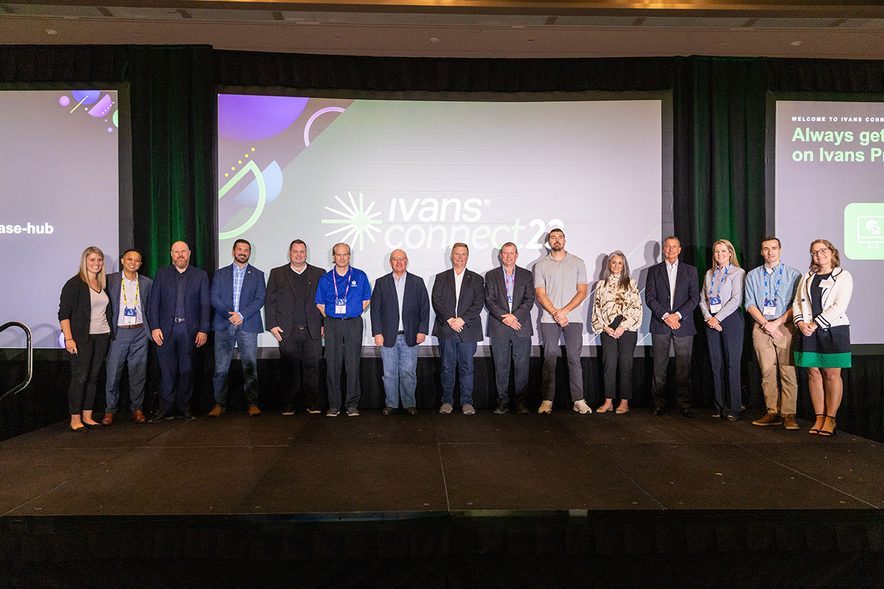 Ivans Connect 2023 - Spark Award winners group photo.