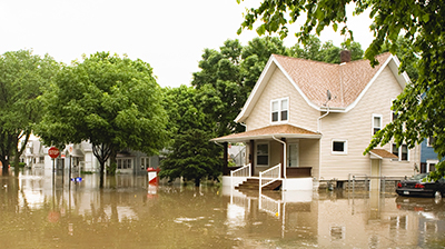 Flooded Neighborhood.
